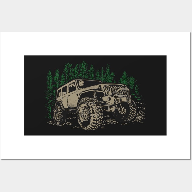 Sick off road truck Wall Art by Blazedfalcon